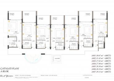 Residence 222 | Hisarönü A Blockt Attick Floor Plan