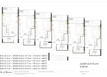 Residence 222 | Hisarönü B Block Entrance Floor Plan