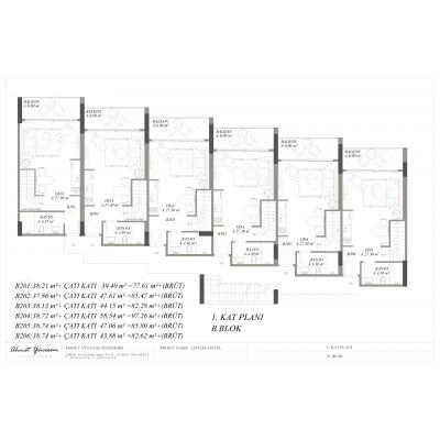 Residence 222 | Hisarönü B Block First Floor Plan
