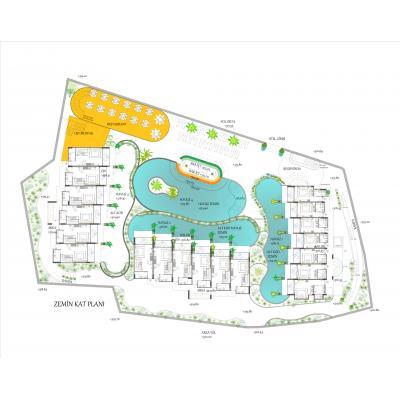 Residance 222 | Hisarönü Upper Lwl Site Plan